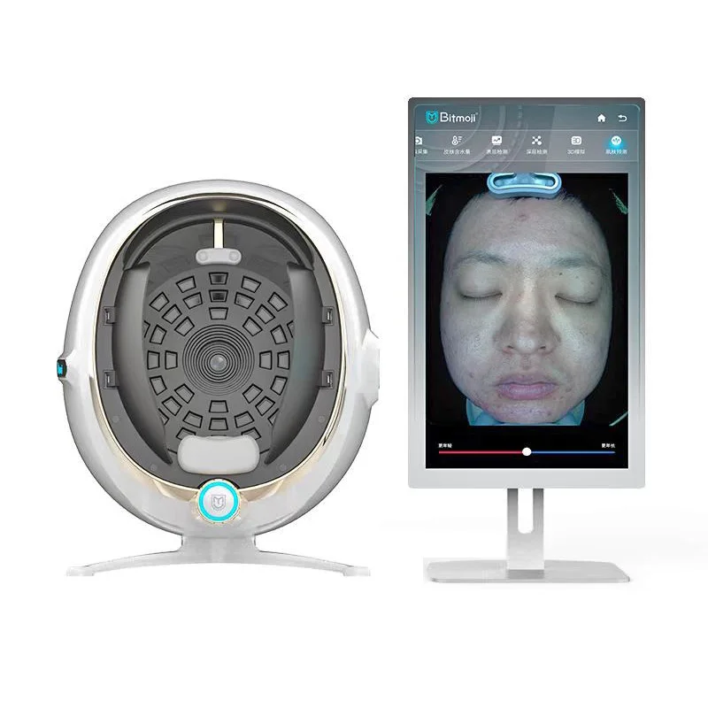 Scanner de análise de pele, pixels de alta definição, analisador de pele facial inteira, detecção de problemas de pele, equipamento de salão de beleza
