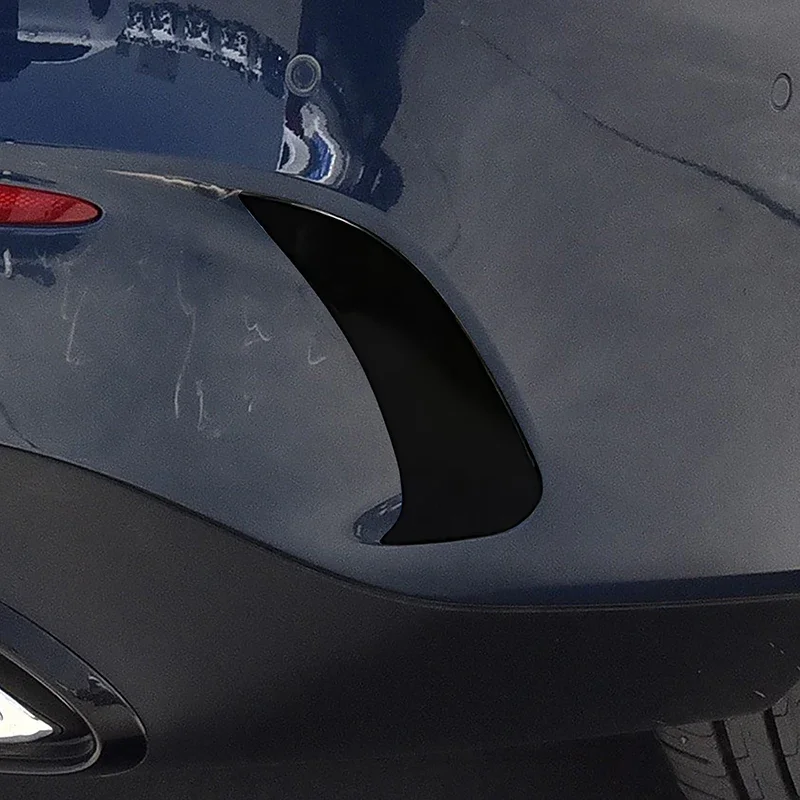 

For Mercedes Benz CLA C118 CLA200 220 2019-2022 Exterior Decals Rear Bumper Spoiler Both Side Decoration Cover Trim Car Sticker