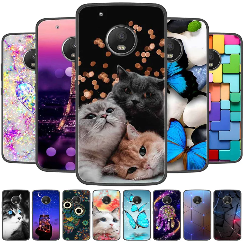 Para motorola moto g5 plus caso bonito dos desenhos animados macio silicone tpu casos de telefone capa traseira para moto g5/g5s plus conchas g 5 5S g5plus