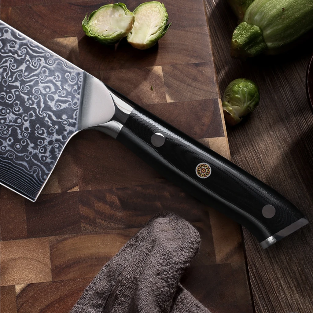 VG10 Damascus Steel Japanese Chef Knife Set 4