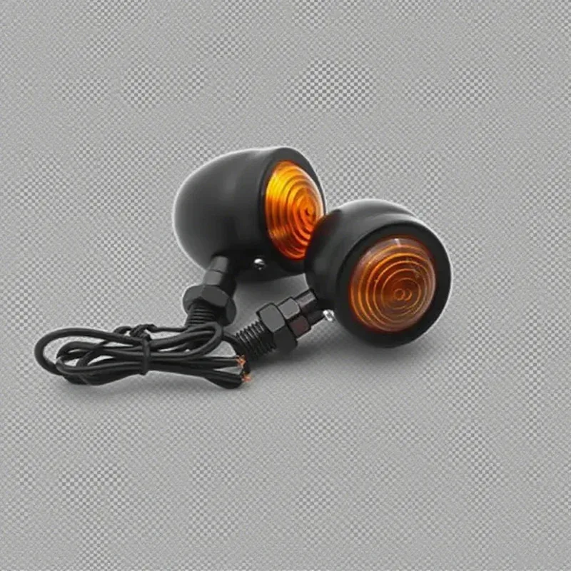 دراجة نارية بدوره إشارات الأضواء الوامضة عدسة العنبر لسوفتيل سبرينغر التراث الكلاسيكي زوج