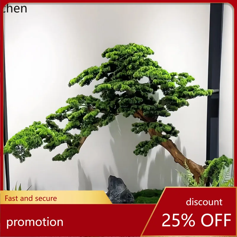 

HXL Artificial Welcoming Pine Large Fake Pine Tree Hotel Mall Indoor Decoration Courtyard Landscaping Arrangement