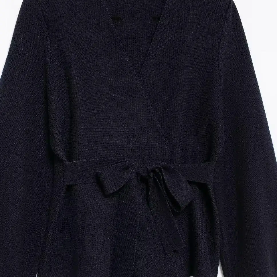 

ZAB Knitted Suit Jaet Women's Faion Autumn New Sle with Belt oulder Pad Decor V-Ne Polyester Fiber ort Coat