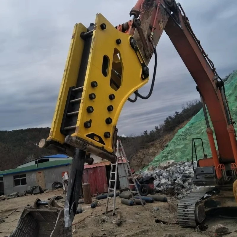 Silence Hammer 20-30 Tons Mountain Stone Breaking 140mm Chisel Box Hydraulic Breaker - view 3