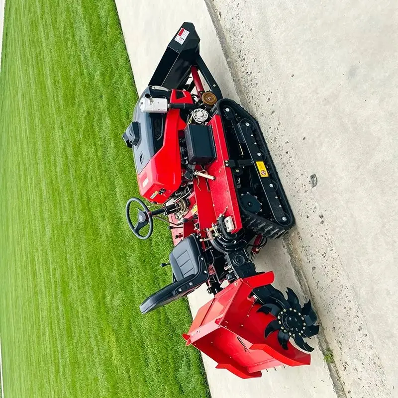 

Надежная настраиваемая самоходная машина для вспашки, гусеничный роторный культиватор и малогабаритный сельскохозяйственный микрокультиватор