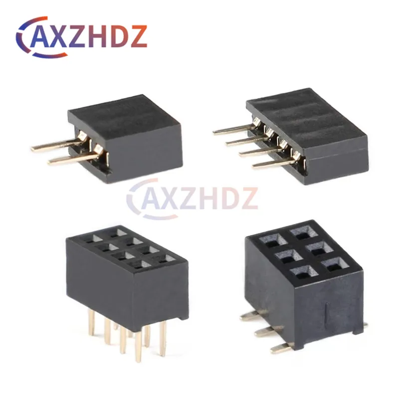 20PCS 2.0mm Female Header DIP SMD PCB Connector 2P 3P 4P 5P 6P 7P 8P 9P 10P 12P 14P 15P 16P 20P 25P 30P 40Pin Single Double Row