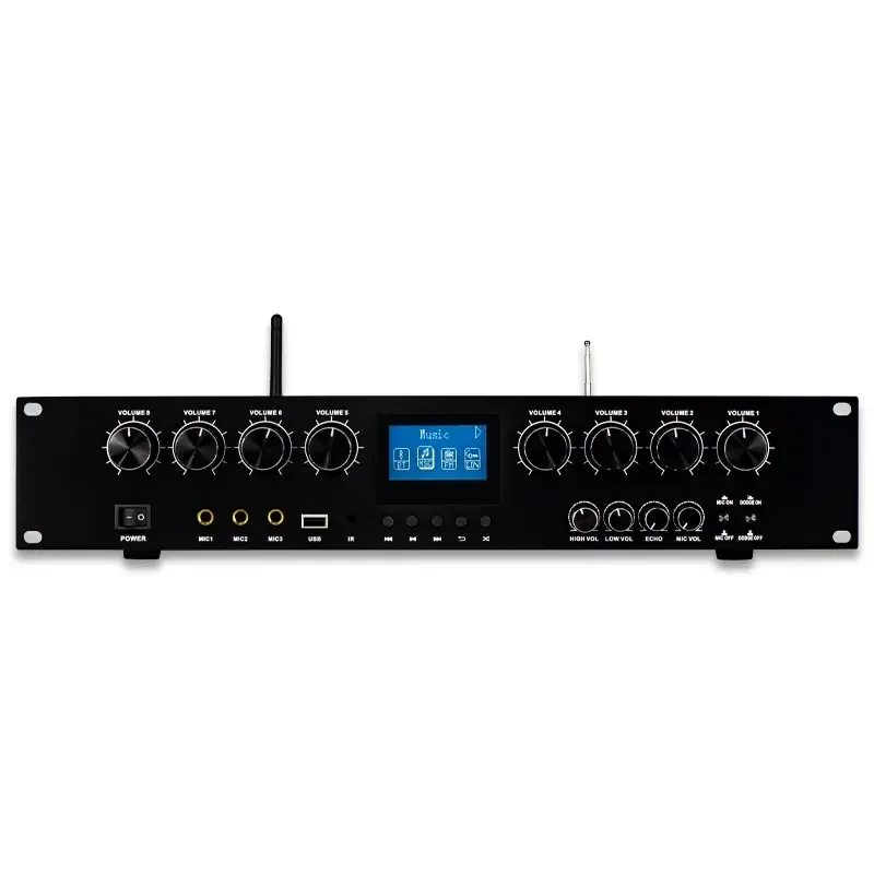Tianlai TL-JX600-8 400 Watt 8 Channel Bluetooth Stereo Audio Amplifier Home Car  Amplifier For Music Sound System