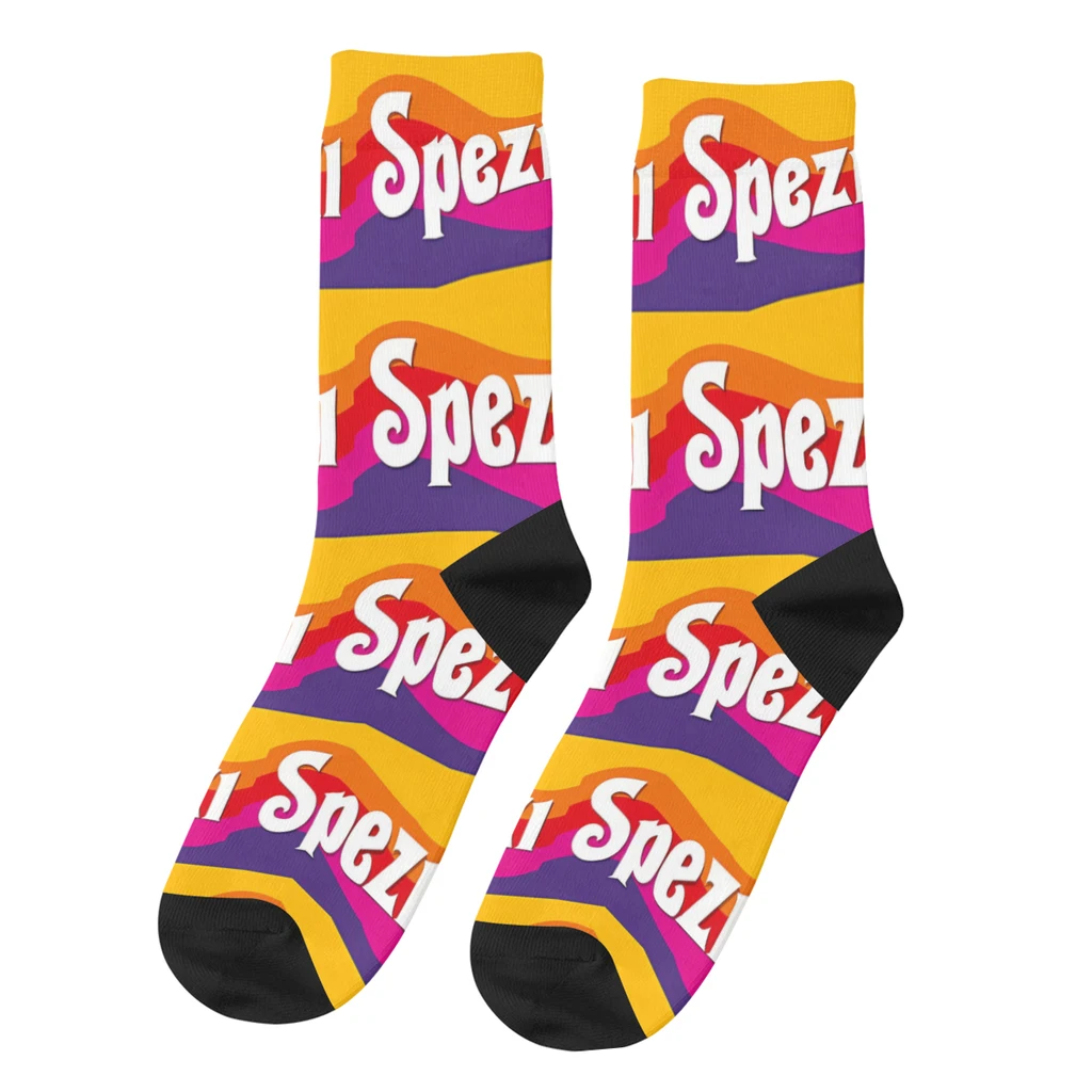 

Paulaner Spezi Munich Funny Men's Socks Vintage Beer Drinks Street Style Novelty Crew Sock Gift Pattern Printed