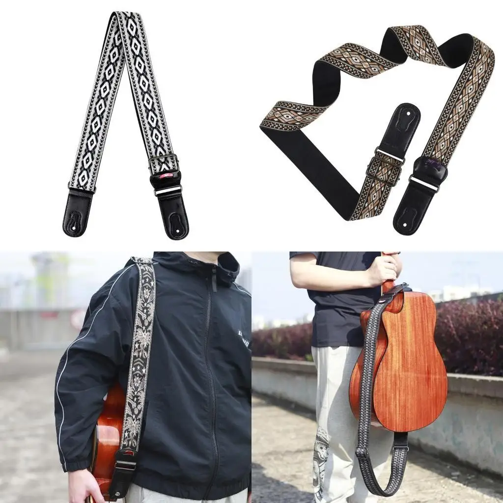 Y1UC Ajuste guitarra acústica tecelagem algodão ajustável para guitarra elétrica, baixo, baixo