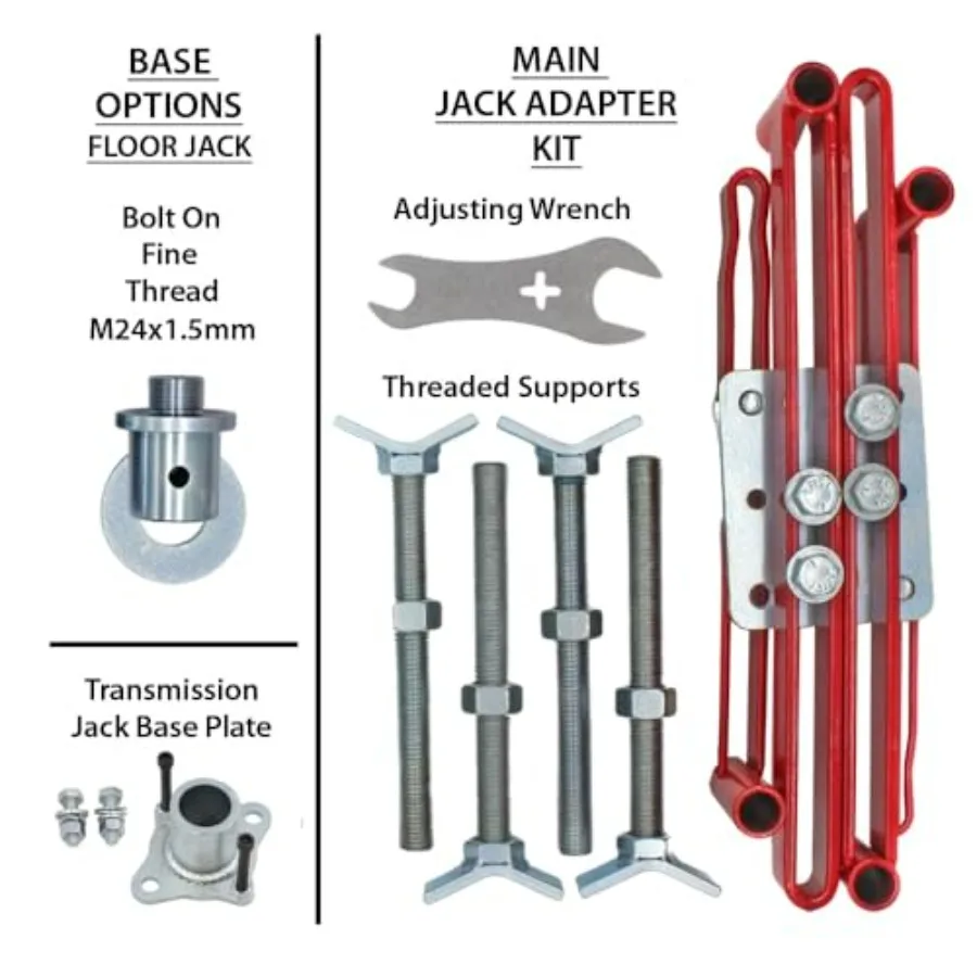محول مرفاع 4 نقاط للمحور، ناقل الحركة، علبة النقل، خزان الوقود، المصد - قواعد مقبس الأرضية والنقل #3