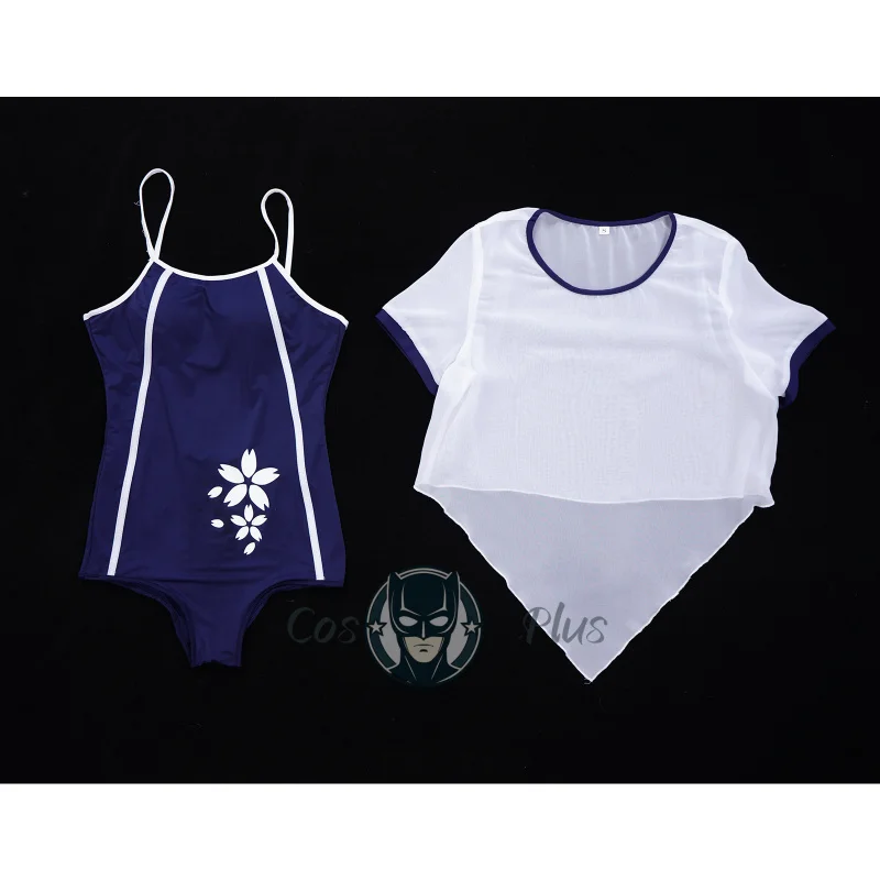 Game Naraka Bladepoint Cosplay Costume Tsuchimikado Kurumi Beach Swimsuit Summer Party High School Swimwear Outfit Cos Gathering