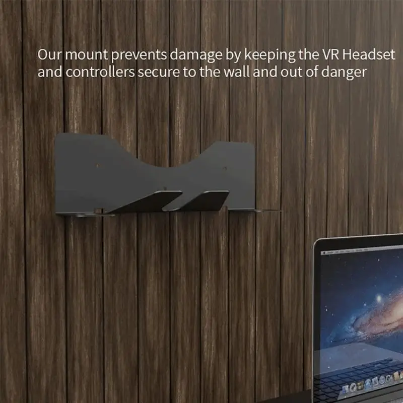 B0KF Virtual Reality Headset Display Holder Rack untuk Quest2/Rift-S