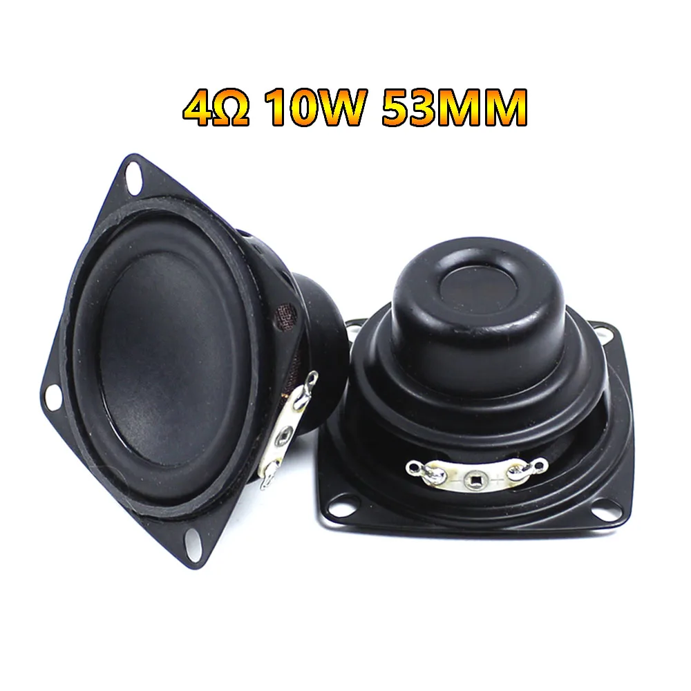 

1Pcs 2 Inch Portable Full Range Speaker 4 Ohm 10W 53MM Loudspeaker DIY Bluetooth Speaker For JBL Charger 3 Home Amplifier