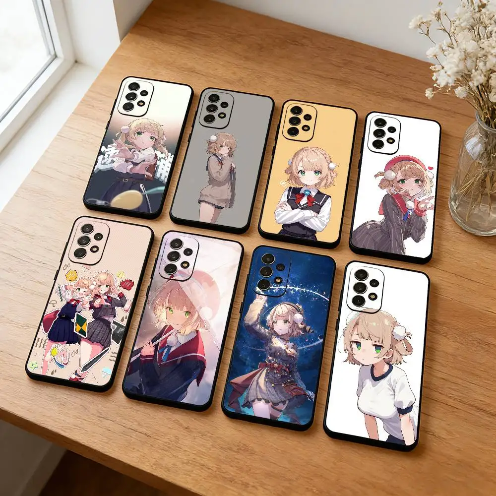 

Ui S-Shigure Cute Phone Case For Samsung S25,S24,S23,S22,S21,S20,Plus, Soft Silicone Black Cover