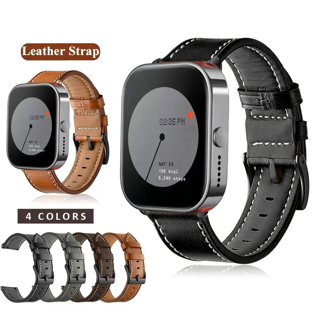 レザーウォッチストラップ,cm f watch pro用レザーストラップ,リストストラップ,クイックリリース,すべての時計アクセサリー,22mm