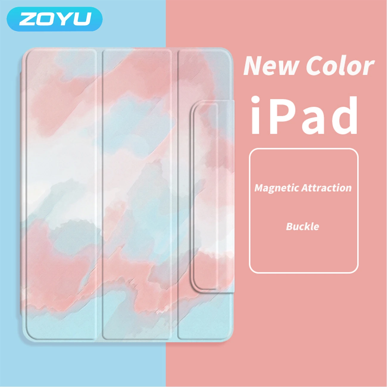 

ZOYU для iPad 10 10,9 дюймов 2022 mini 6 8,3 Тонкий Магнитный защитный чехол смарт-чехол, для iPad Air 45 Pro 11 12,9 дюймов планшет Ca