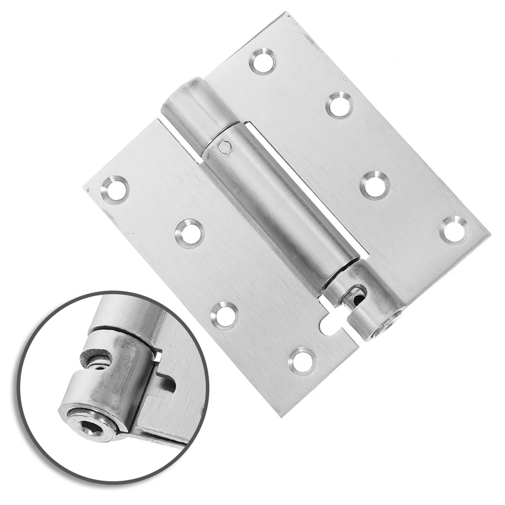 1pc Stainless Steel Self-Closing Door Hinges For Bathroom Laundry Rooms Door Hardware Accessories Easy Installation