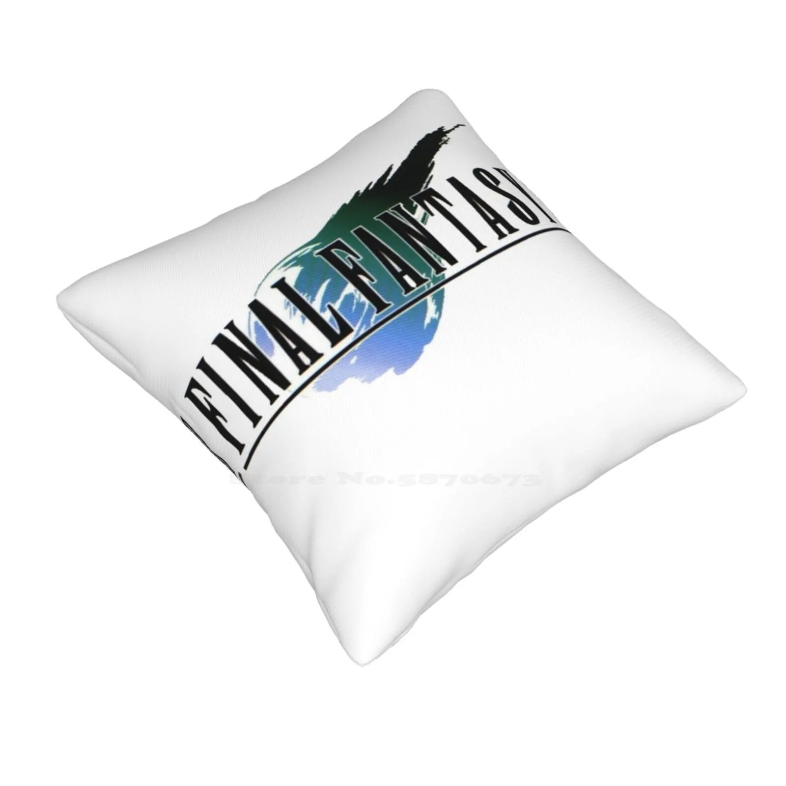 Final Fantasy 7 T-Shirt Funny Cute Decor Square Pillowcase Final Fantasy 7 Video Game Gamer