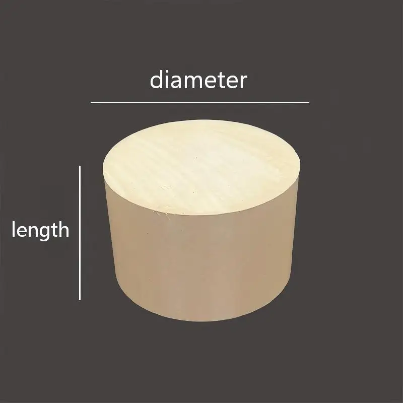 50mm Length Natural Color Anti‑static PEEK Rod, High Wear‑Resistant Heat‑proof Polyetheretherketone Round Bar PEEK Plate Custom
