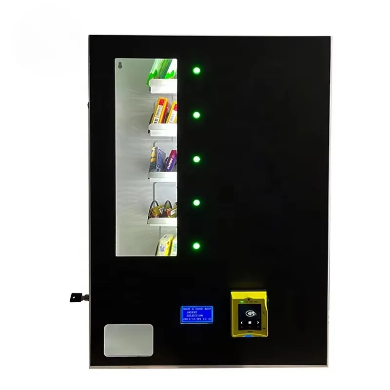 Metal Small Size Wall Mounted Quick Payment Sanitary Pad Snack Candy Electronic Vending Machine