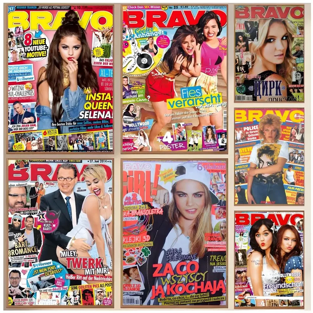 Vibrant Comic B-Bravo Girl Poster  Classic Home Interior Design & Modern Wall Decor Art Collection