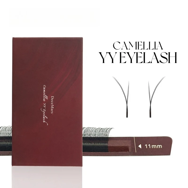 YY Camellia False Eyelashes, Fox Soft Hair Dense Y-shaped Non-loose Root Eyelash Grafting Special