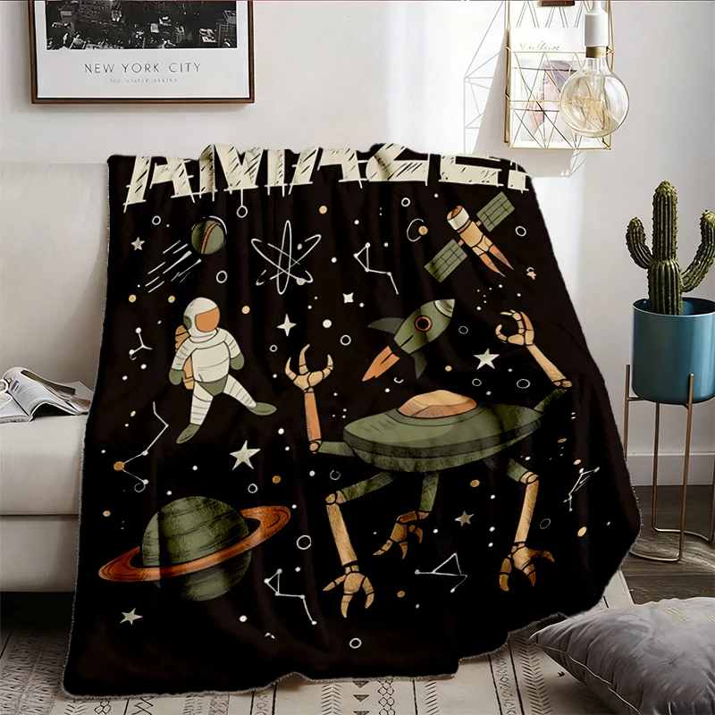 Rocky Amaze Project Hail Mary Flannel Blanket, Sci Fi Book Lover Flannel Throw