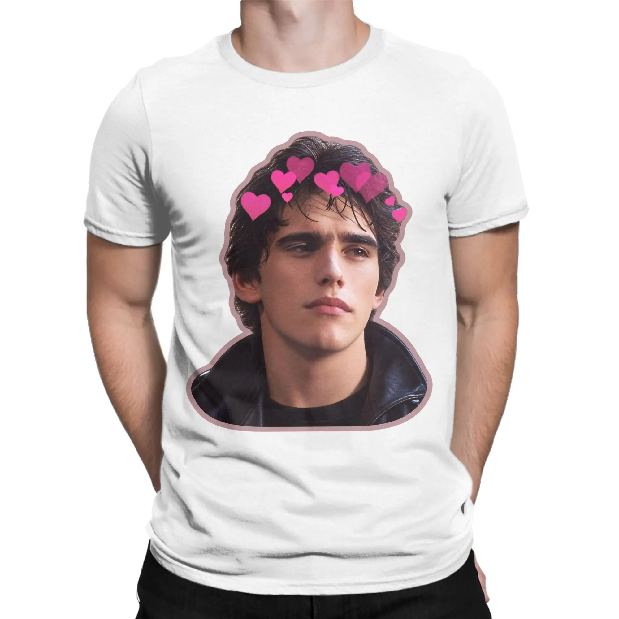 Dallas Winston The Outsiders Movie Men T Shirts  Funny Tees Short Sleeve Round Neck T-Shirts 100% Cotton Gift Idea Clothes