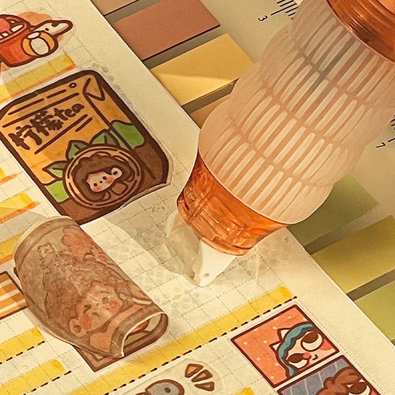 شفافة نقطة الاستغناء على الوجهين الشريط استبدال عبوات كتيب نقطة الغراء القرطاسية اللوازم المكتبية المدرسية القرطاسية