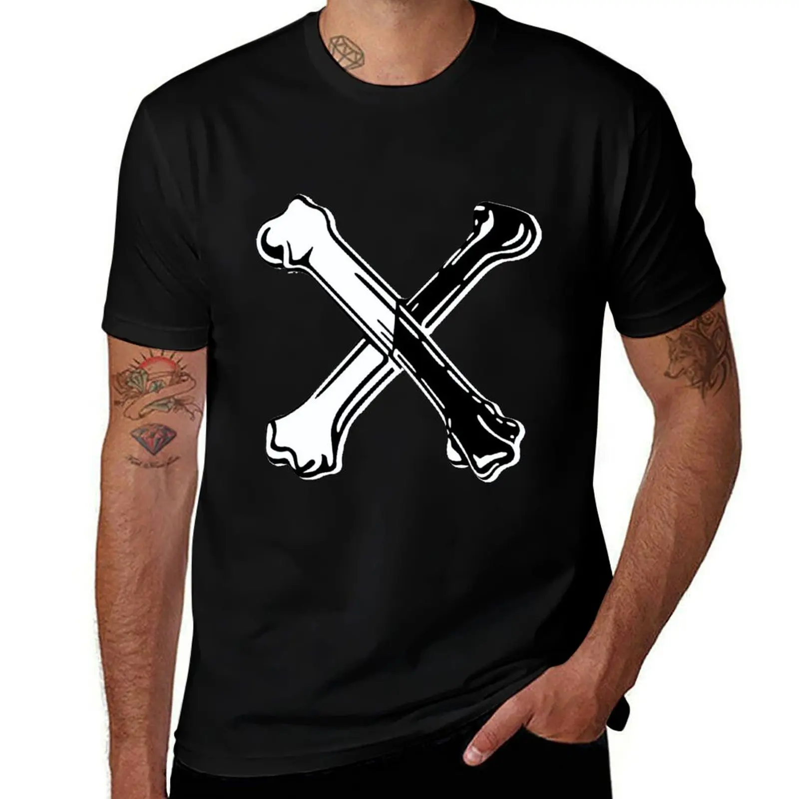 

Carlo Descendant Cameron Boyce Bones Logo T-Shirt for a boy man clothes croswit shirt man mens designer clothes