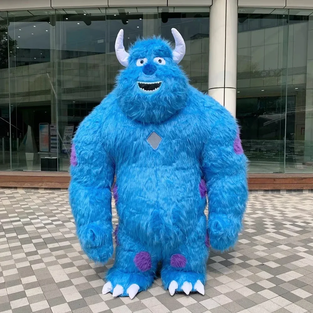 2 متر/2.6 متر نفخ الوحش الأزرق ازياء الكبار يمكن ارتداؤها تفجير دعوى الحيوان شخصية يتوهم المرحلة لا بطارية