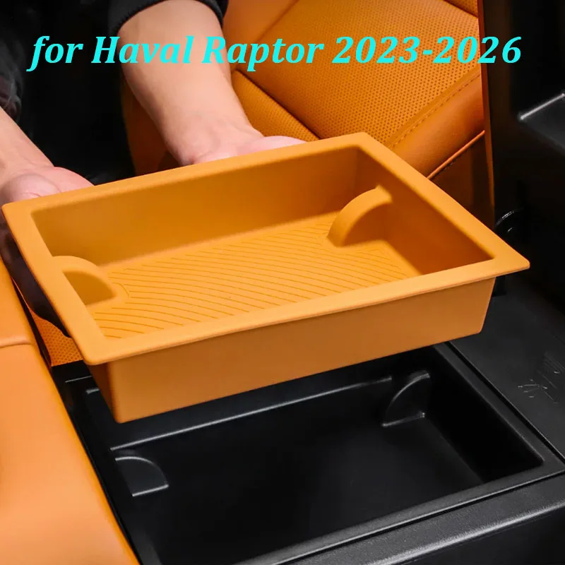 Center Console Armrest Storage Box for Haval Raptor Menglong 2023-2026 Issue Holder Armrest Organizer Tray Interior Accessories