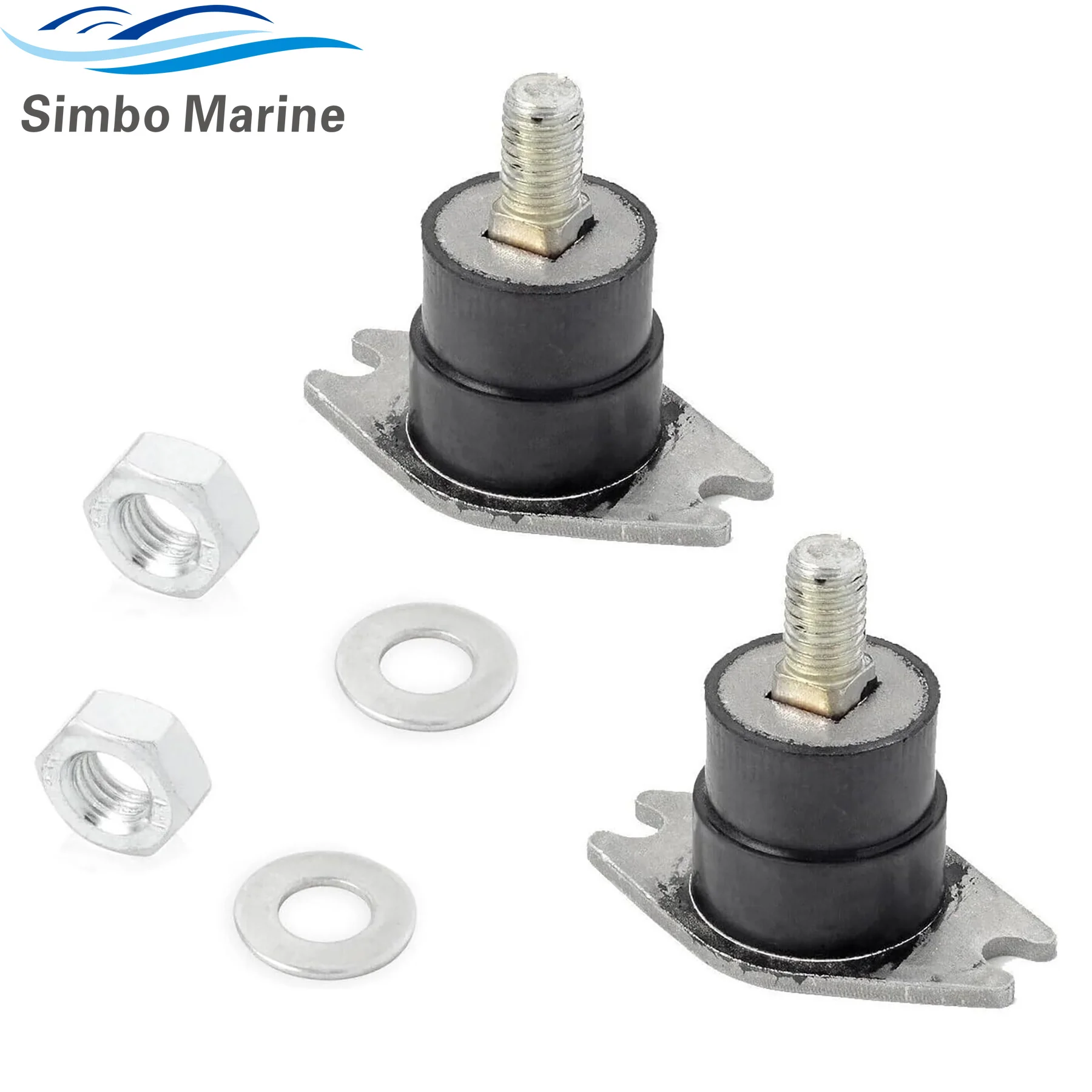 2 Pcs 325974 Upper Motor Mount Compatible with Johnson Evinrude 18 20 25 35 HP Marine Outboard Engines Replaces 303879 0778211