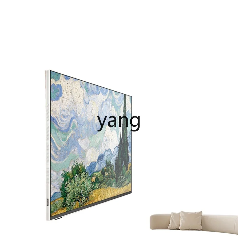 LTT 55-inch 4k wallpaper ultra-thin seamless wall sticker removable art TV mural audio