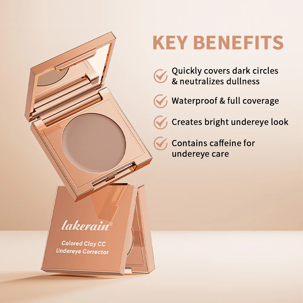 Volledige dekking Undereye Kleurcorrectie Concealer Mat Waterdicht Voedend Snel bedekt donkere kringen Fleuren de huidskleur