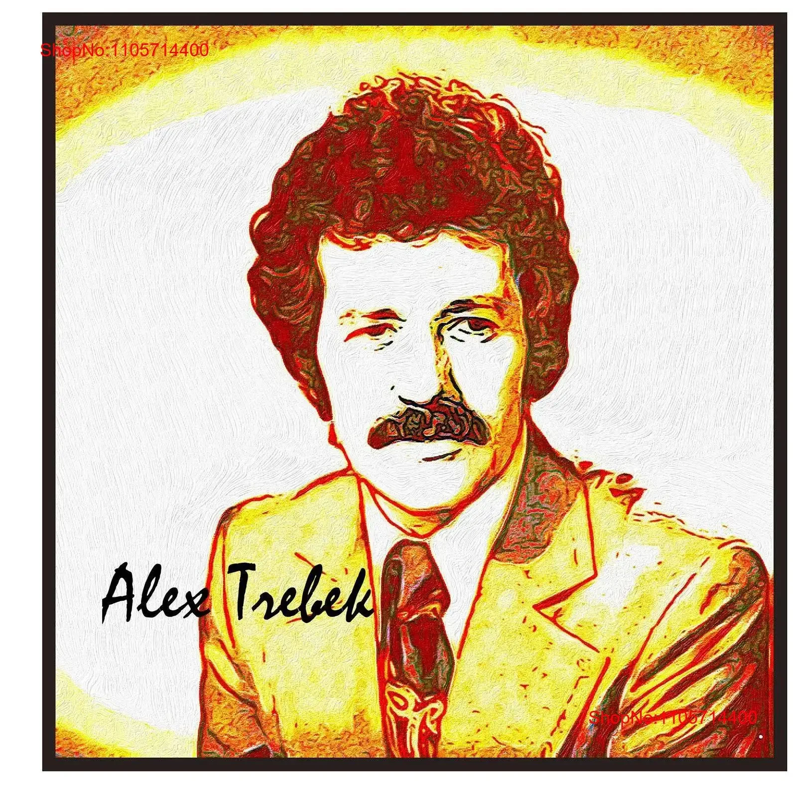 Alex Trebek The Original Canadian Gentleman T Shirt Jeopardy Game Show 1990s Sean Connery Bob Barker Mustache Movember vintage