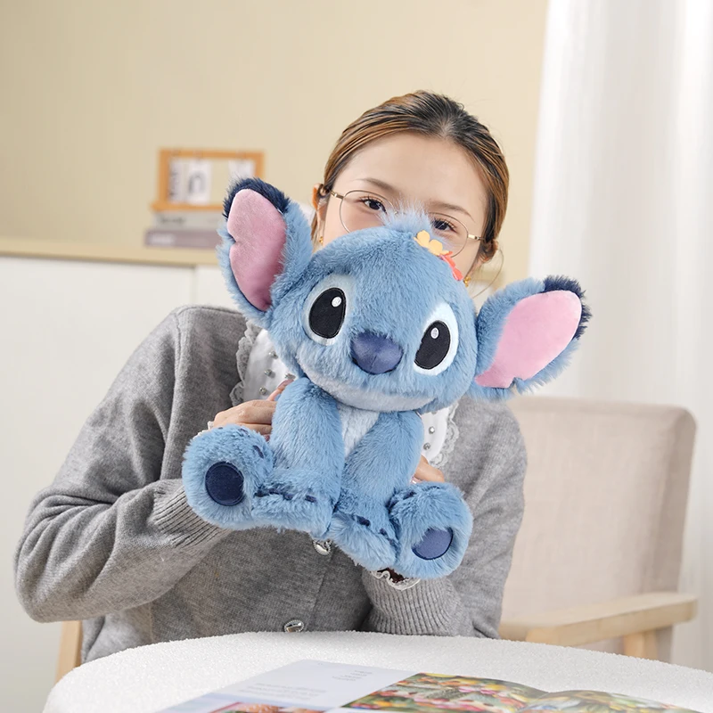Oryginalne pluszaki Disney Stitch Angel, urocze lalki z kreskówki Lilo i Stitch, poduszka do rzucania, breloczek, prezent urodzinowy