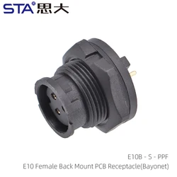 E10 Equivalent LTW PCB Panel Mount Built In Waterproof Connector Bayonet 2 3 4 5 6 7 8 10 12 Pin Socket