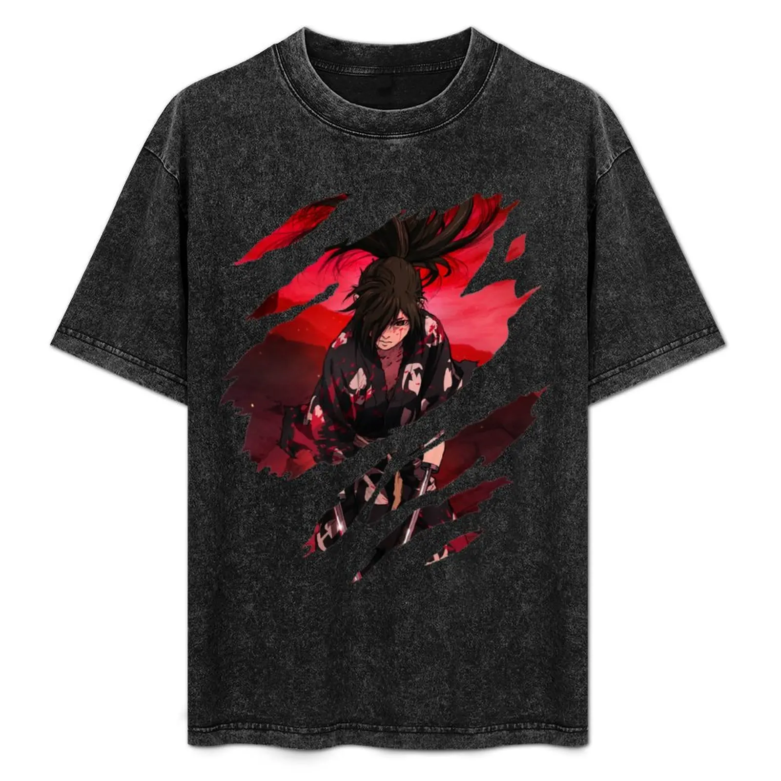 

Anime Dororo Hyakkimaru T-Shirt heavyweights graphic shirts vintage graphic tee plus size clothes black t shirts for men