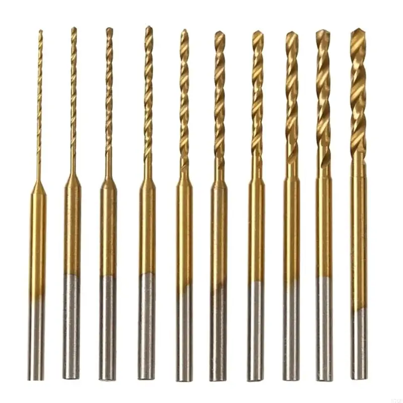 57QF Tiny Drill Bit Collection Speed Steel Mini Drill Bits set Precisions Mini Drill Bit Set Upgrades for Versatile Use