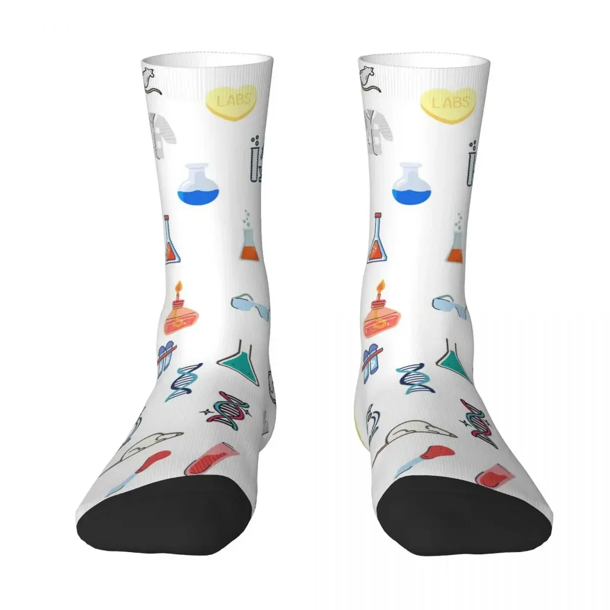 Research And Biology Pack Socks Harajuku Super Soft Stockings All Season Long Socks Accessories for Unisex Birthday Present