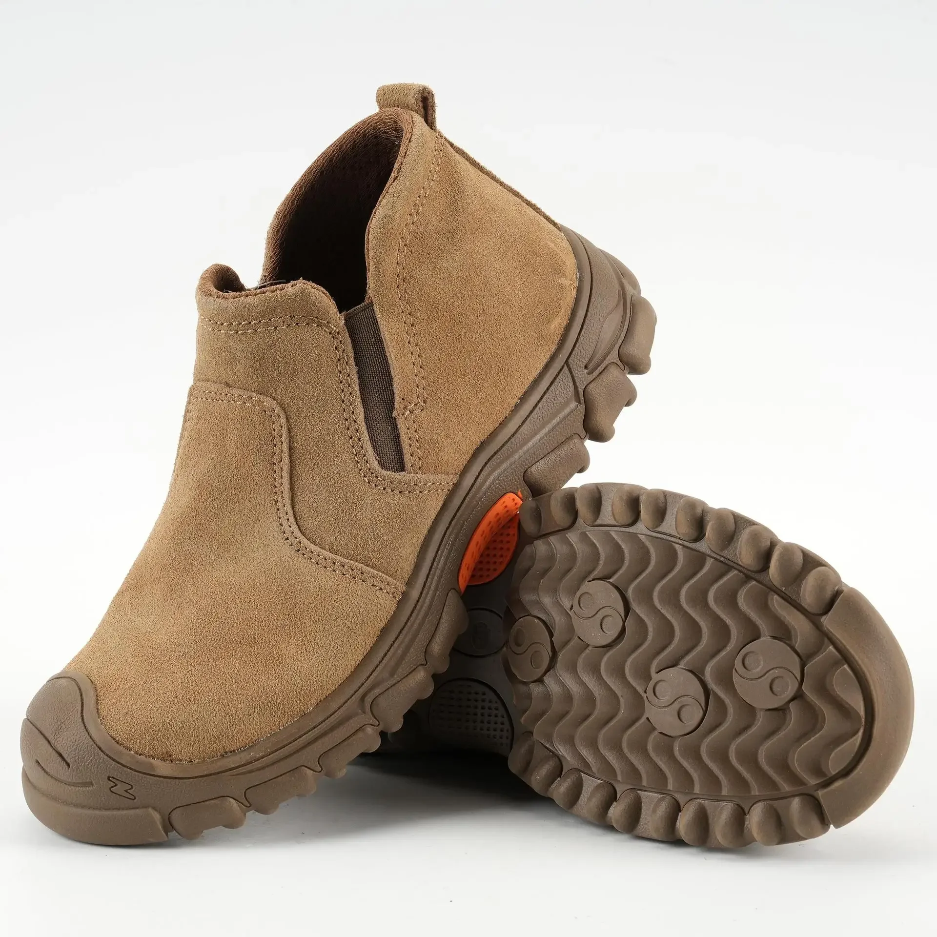 

DurableWelders, Men, Anti Smashing Electricians, Insulated Safety Shoes, Cowhide Protective Shoes, Construction Site Work Shoes