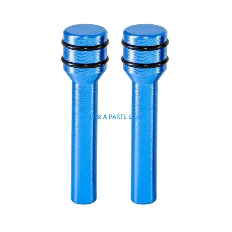 

U1JF 2Pcs Car Door Lock Knob Covers Universal Fit Interior Door Pull Pin Cover 50mm