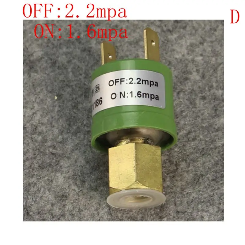 

OFF: 2.2Mpa ON: 1.6Mpa Air conditioning heat pump/compressor high pressure protector pressure protection switch