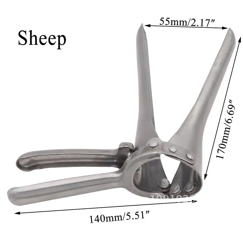 

1PCS Vaginal Speculum Bovine Goat Livestock Sheep Cattle Cow Veterinary Equipment Farming Equipment Inspection Examination Tools