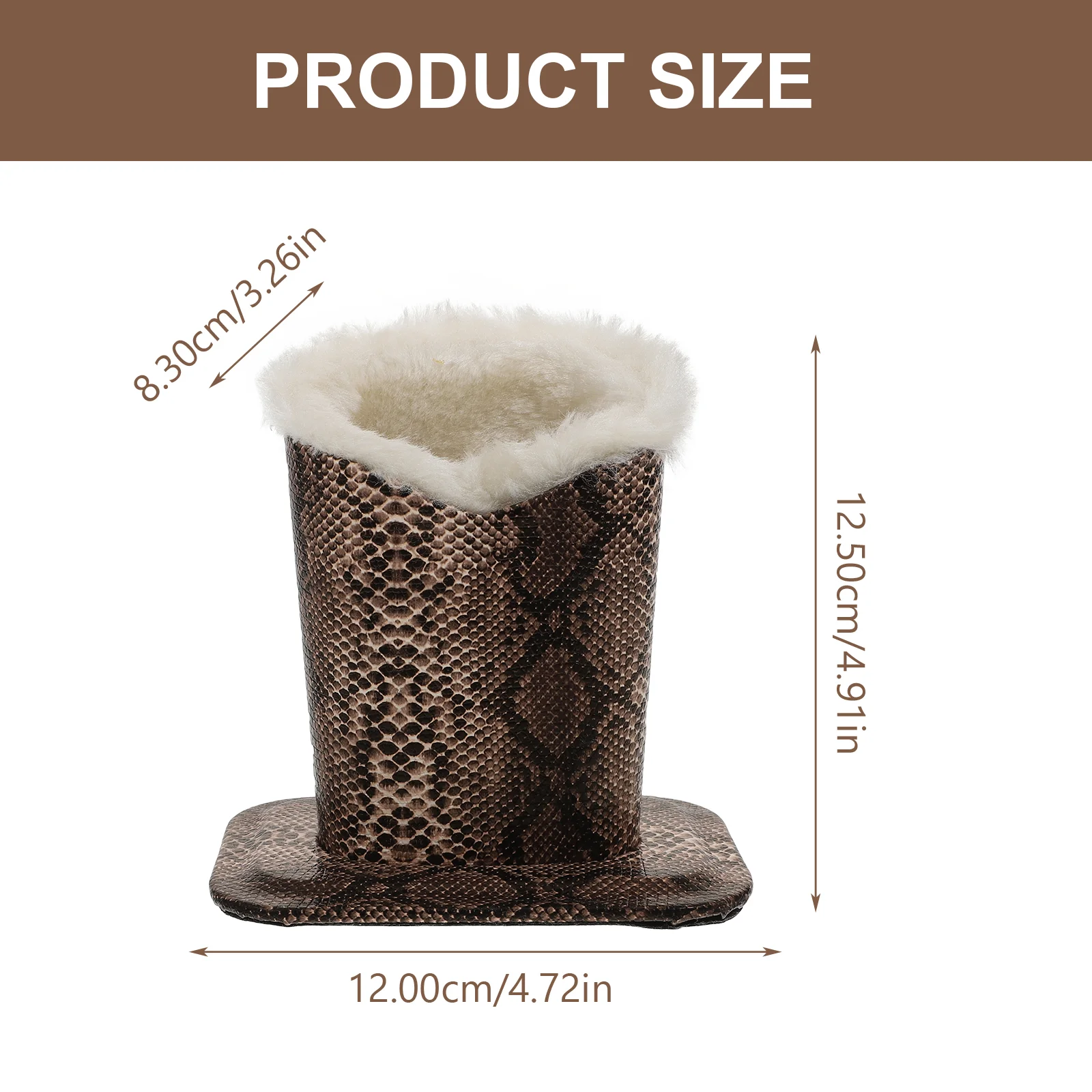 2 Pcs Plush Glasses Holder Stand Desk Eyeglasses Fashion Lined for Nightstand Pu