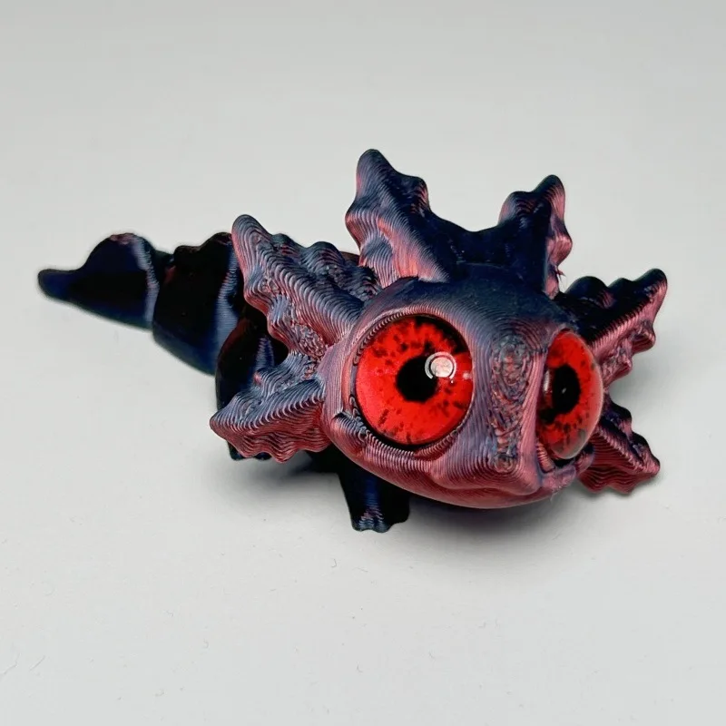3D-Druck Mehrfach Gelenkige Bewegliche Simulierte Augen Salamander-Figuren für Wohnaccessoires Geschenk Wohnzimmerdekoration Statuetten – Detail 25