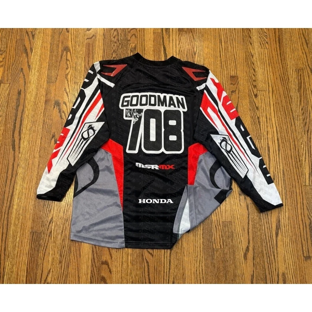 

Гаррольд Гудмен # Джерси для мотокросса 708, летние быстросохнущие дышащие футболки с длинными рукавами и длинными рукавами для езды на велосипеде