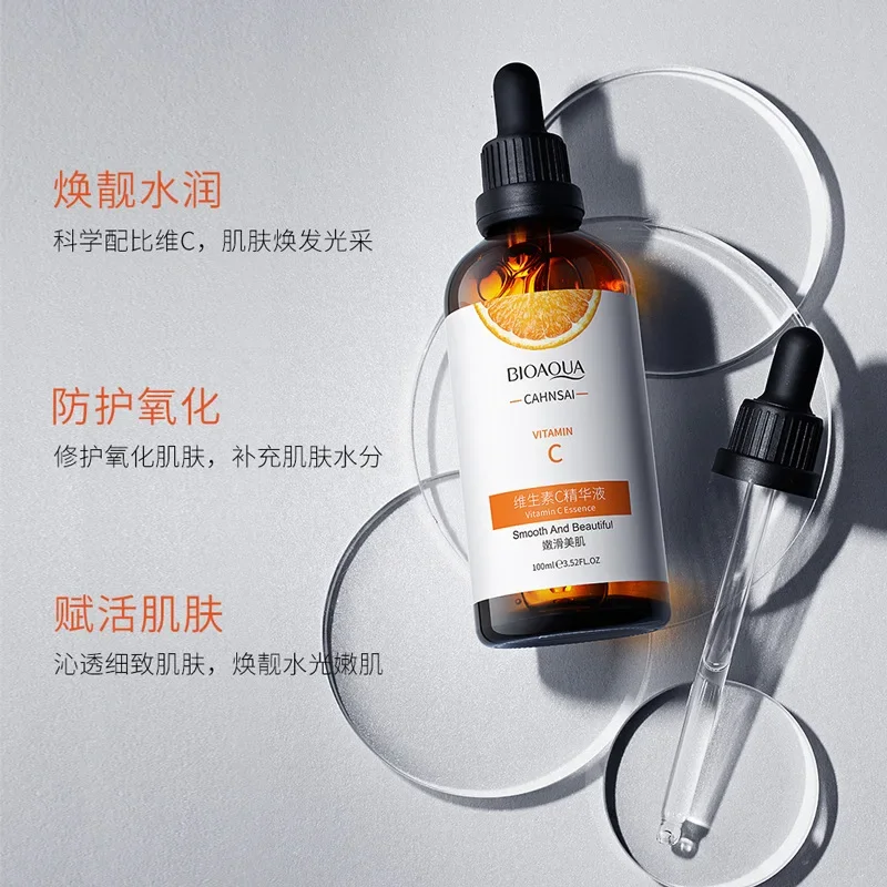 BIOAQUA Vitamin C Serum For Face Moisturizing Brightens Skin Repair Smooth Facial Essence Serum Facial Care Skincare Products