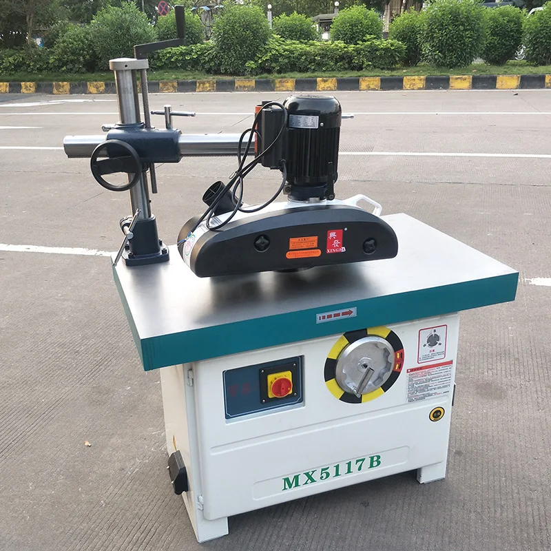 Woodworking machinery Vertical single-axis push table milling machine Vertical single-axis gong  Edge trimming and grooving